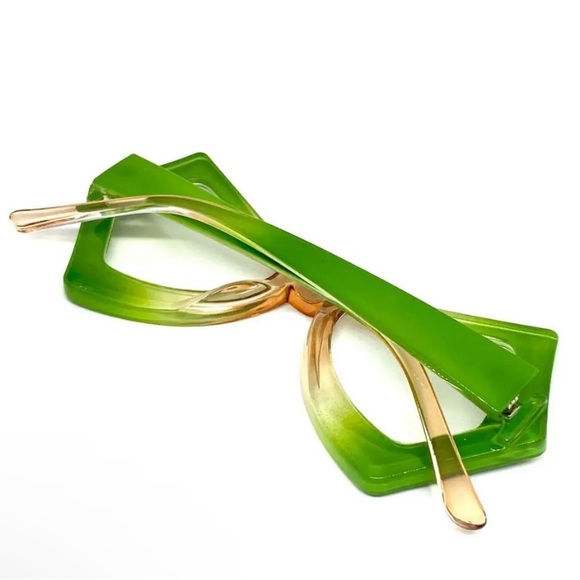 New Vintage Butterfly Cat Eye Eyeglass Fashion Women Frame Retro Clear Lens - Picture 9 of 10